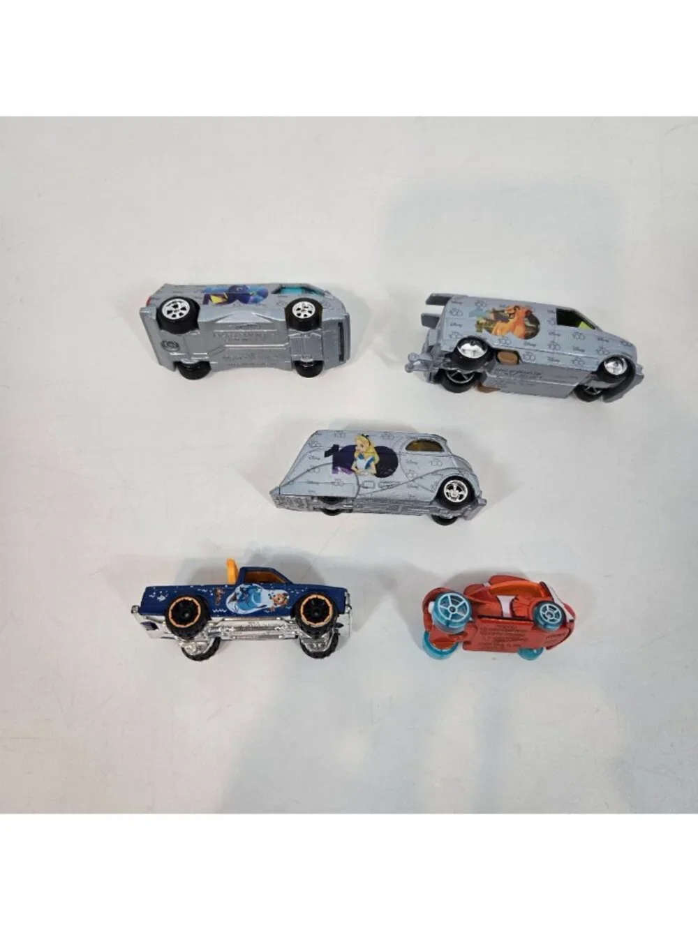 Disney Diecast Cars & Vehicles Lot Disney 100 Alice Finding Nemo Dory Lion King